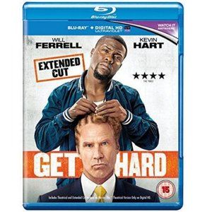 🆕 GET HARD Comedy Movie Blu-ray Unrated Will Ferrell Kevin Hart Funny Comedian